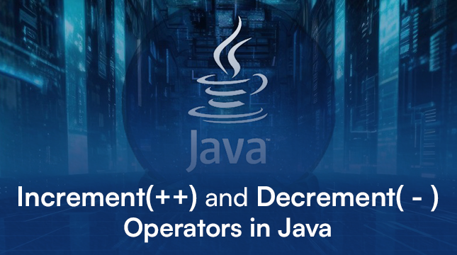 Increment and decrement operators in java