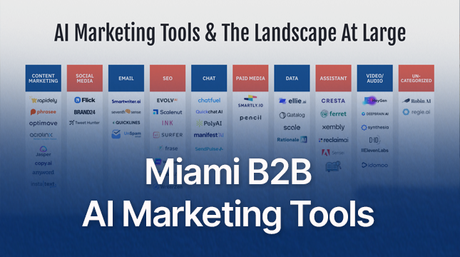 Miami b2b ai marketing tools